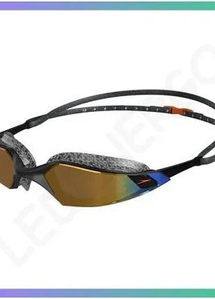Окуляры для плавания speedo aquapulse pro mirror черные золотые для фитнеса и триатлона sku_8-12263f982