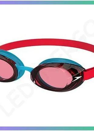 Окуляры для плавания speedo junior jet 2.0 красные с защитой от uv для детей 6-18 лет против запотеван sku_8-00493515070