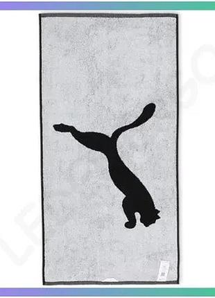 Рушник puma team towel small черный 50x100 см спортивный унитарный для команды и личного использования sku_054553-01