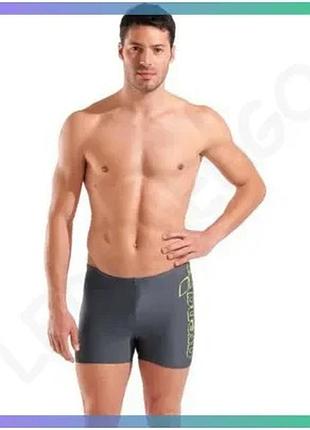 Плавки-шорти arena scratchy swim short сірі для чоловіків комфортні еластичні плавки для плавання sku_010281-560