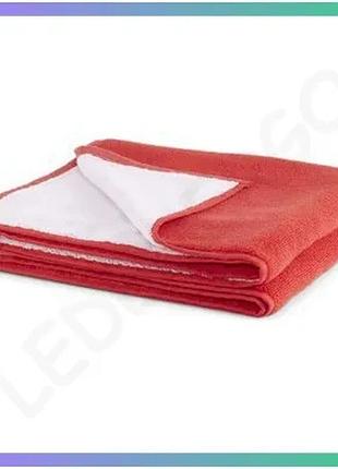 Рушник puma team towel large червоний 70х140 см спортивний рушник для тренувань унісекс sku_054552-02