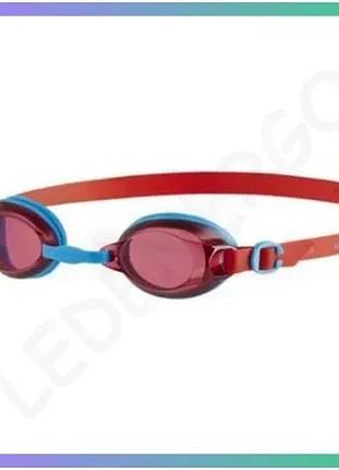 Окуляры для плавания speedo jet v2 gog ju красные и синие для детей 6-14 лет с защитой от уф и против sku_8-09298c103-2