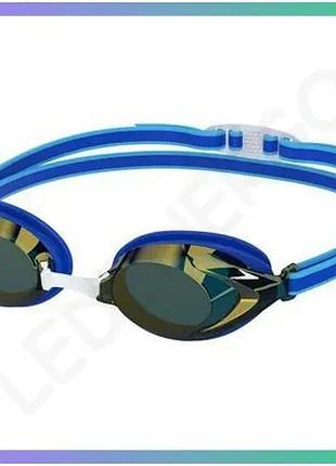 Окуляры для плавания speedo junior vanquisher 3.0 mirror синего цвета для детей с зеркальными линзами sku_8-00475115334