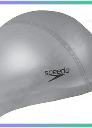Шапка для плавання speedo ultra pace cap срібляста унісекс для комфортного плавання шапочка для води sku_8-017311731