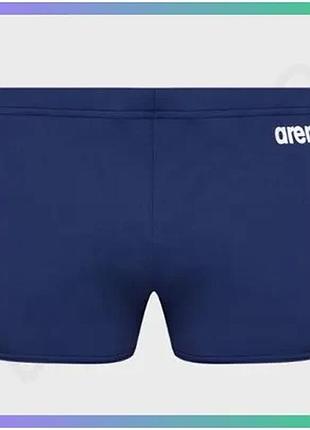 Плавки-шорты arena team swim short solid синий белый для плавания мужчин 80 размер sku_004776-750
