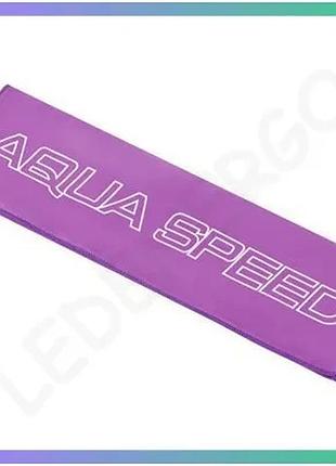 Рушник aqua speed dry flat фиолетовый 70x140 см микрофибра для плавания унисекс sku_155-09