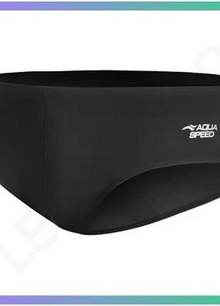 Плавки-сліпи aqua speed ares 60431 чорні для чоловіків 3xl (92-100 см) для плавання та відпочинку sku_597-01