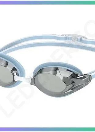 Окуляры для плавания speedo womens vanquisher 3.0 mirrored серые голубые для женщин с зеркальными линз sku_8-00473617931