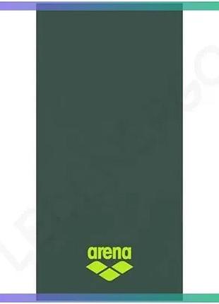 Рушник arena microfiber gym towel темно-зеленый 100 х 50 см для плавания и фитнеса мікрофібра sku_009054-660