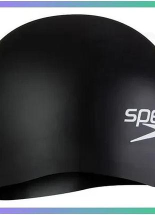 Шапка для плавання speedo fastskin hiro чорна унісекс силікон для змагань та тренувань sku_8-0035650001
