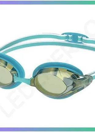 Окуляры для плавания speedo womens vanquisher 3.0 mirrored голубые для соревнований и тренировок sku_8-00473615063