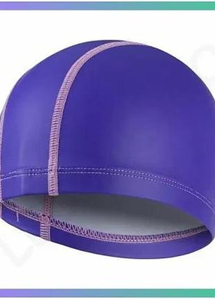 Шапка для плавання speedo long hair pace cap пурпурна рожевий для дітей комфортна шапочка для плавання sku_8-12808f949