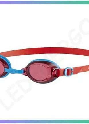 Окуляри для плавання speedo jet v2 gog ju блакитний червоний для дітей з технологією anti-fog захист в sku_8-09298c106