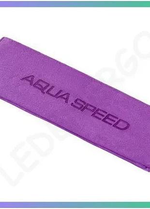 Рушник aqua speed dry soft 7327 фиолетовый 70x140 см микрофибра для плавания унисекс sku_156-09