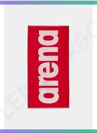 Рушник arena gym soft towel красно-белый для плавания 50х100 см 100% хлопок унисекс sku_001994-410