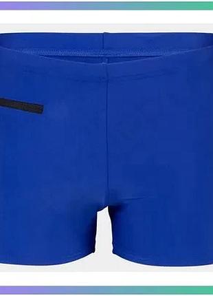 Плавки-шорти arena zip swim short сині чоловічі для плавання з карманом на молнії 80% поліестер 18% ел sku_006159-700