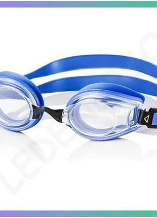 Окуляри для плавання aqua speed lumina -4,0 сині з діоптріями для чоловіків та жінок з проти запотіван sku_050-01