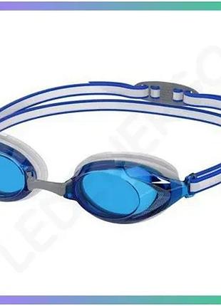 Окуляры для плавания speedo junior vanquisher 3.0 с зеркальными линзами для детей 6-18 лет синий белый sku_8-00475210729