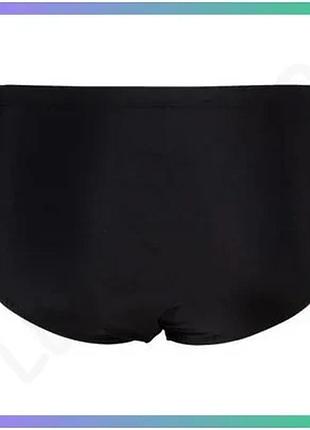 Чоловічі плавки arena zip brief 9cm чорні еластичні для плавання активного відпочинку на воді sku_006259-500