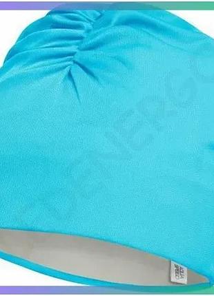 Шапка для плавання aqua speed bathing cap 61789 блакитна унісекс для жінок та дівчат для водних розваг sku_634-02