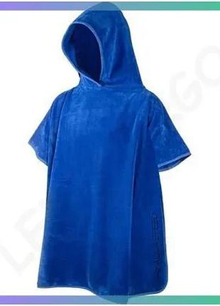 Рушник пончо aqua speed kid's poncho темно-синий 80х160 см для детей из микрофибры для плавания sku_145-01