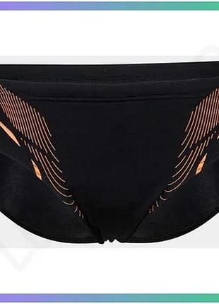 Плавки arena swim briefs graphic черные оранжевые для плавания мальчиков 100% полиэстер sku_005547-530
