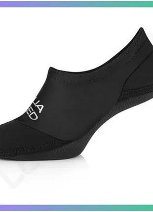 Шкарпетки для бассейна aqua speed neo socks черные 38-39 неопреновые для плавания и пляжа sku_177-07