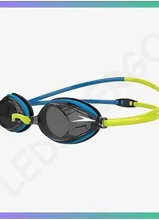 Окуляры для плавания speedo vengeance gog au желтые с защитой от запотевания для открытой воды унитекс sku_8-11322g791