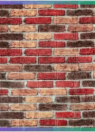 3d стеновая панель самоклеящаяся 700х770х2мм екатеринославский кирпич для внутренней отделки sku_sw-00001916