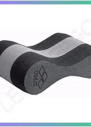 Колобашка для плавання arena freeflow pullbuoy чорний сірий для тренування гребка 22,5х14 см sku_95056-051