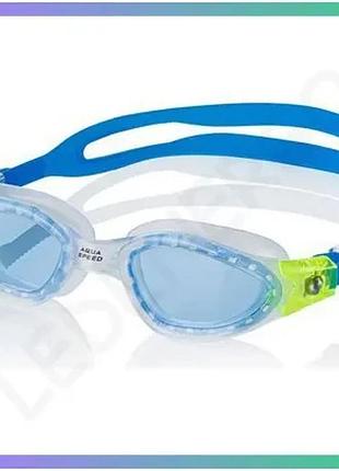 Окуляры для плавания aqua speed atlantic 7970 с панорамным обзором для активного плавания и отдыха sku_208-61
