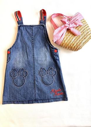 Джинсовий сарафан minnie mouse 💕