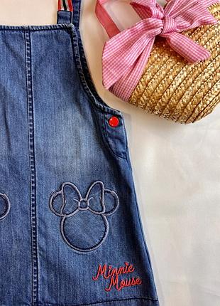 Джинсовий сарафан minnie mouse 💕 3
