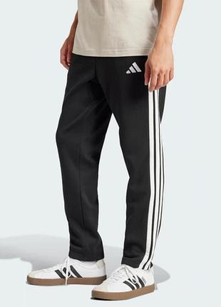 Штани adidas essentials 3-stripes фліс jd1854 black