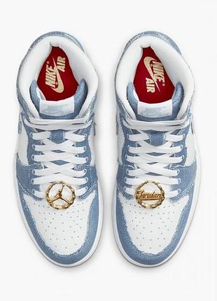 Кросівки air jordan 1 high og denim унісекс