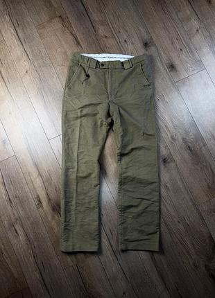 Чоловічі штани чинос barbour moleskin trousers (розмір 34rg)