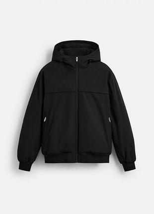 Куртка zara технологічна 19371 black