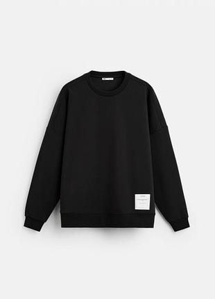 Кофта zara світшот 19369 black