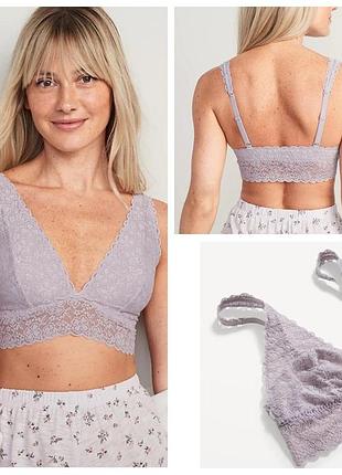 Old navy кружевной бюстгальтер бралетт v neck lace bralette