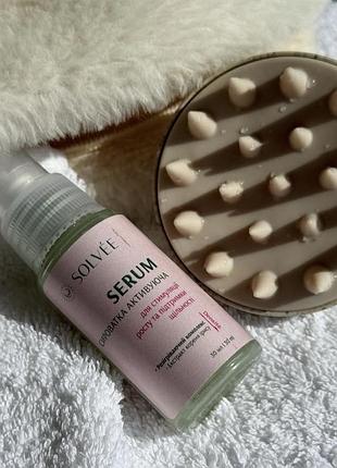 Сироватка для росту та щільності волосся - solvee densité serum