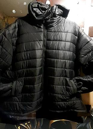 Ого-го какой размерчик тёплая зимняя куртка с капюшоном батал. мужская курточка батал, 4xl, 7xl