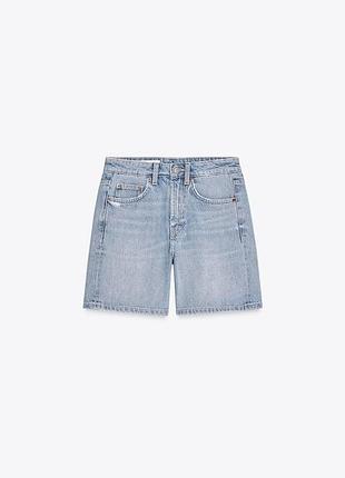 Джинсовые шорты zara 32р новые