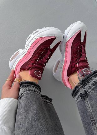 Кросівки жіночі nike air max 95 big bubble "valentine's day"