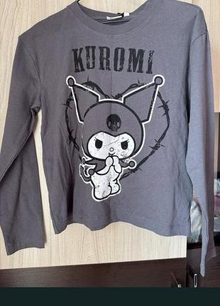 Кофта для дівчинки. нова. сіра. hello kitty