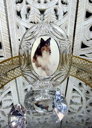 Вінтажна фоторамка з кришталю  rcr royal crystal rock