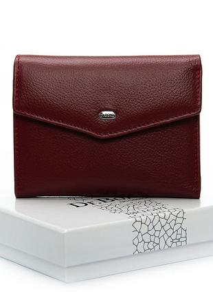 Podium кошелек bright женский кожа dr. bond ws-3 wine red