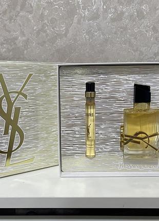 Набір ysl libre  (eau de parfum 50 ml + 10 ml + body balm 50 ml)