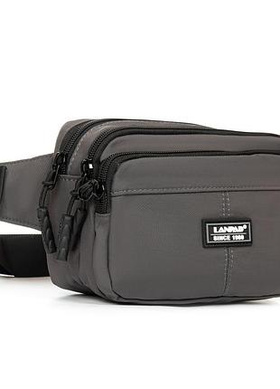 Podium сумка чоловіча на пояс нейлон lanpad a63749 grey