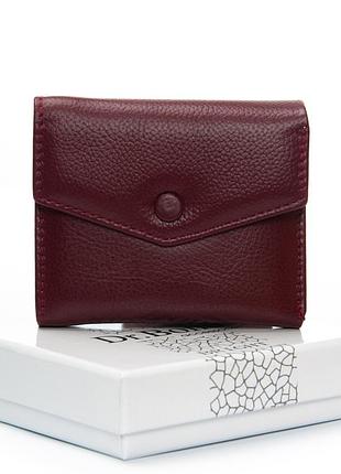 Podium кошелек bright женский кожа dr. bond ws-20 wine red