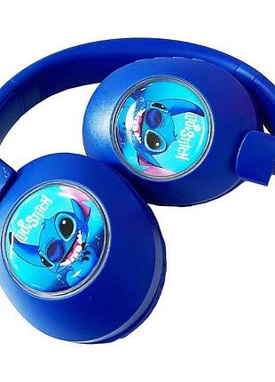 Детские беспроводные bluetooth наушники с подсветкой и микрофоном / накладные наушники с мультгероем для смартфона